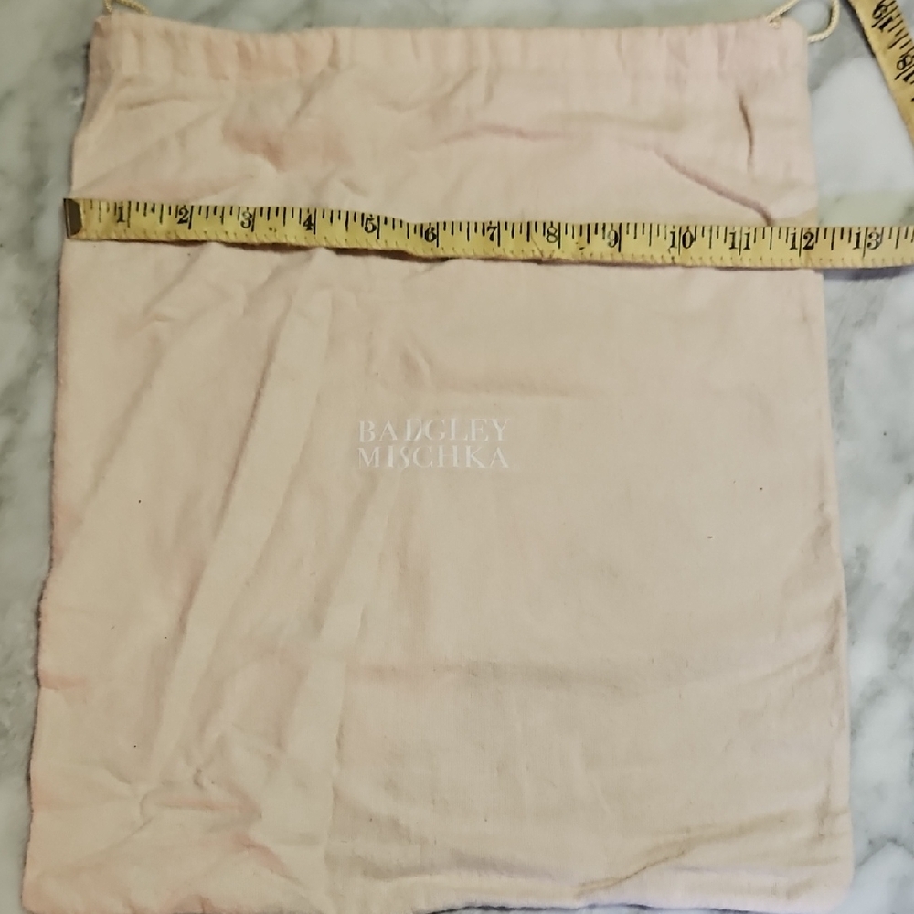 Badgley Mischka Blush Pink Storage Bag